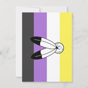 Two-Spirit Nonbinary Pride Vlag Feestdagenkaart