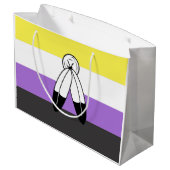 Two-Spirit Nonbinary Pride Vlag Groot Cadeauzakje (Achterkant Gekanteld)