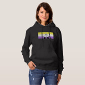 Two-Spirit Nonbinary Pride Vlag Hoodie (Voorkant volledig)