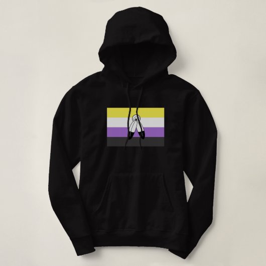 Two-Spirit Nonbinary Pride Vlag Hoodie (Design voorkant)