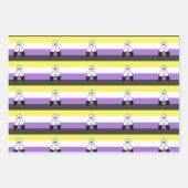 Two-Spirit Nonbinary Pride Vlag Inpakpapier Vel (Voorkant 2)
