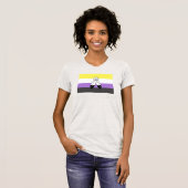 Two-Spirit Nonbinary Pride Vlag T-shirt (Voorkant volledig)