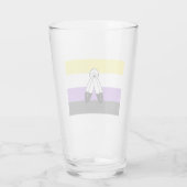 Two-Spirit Nonbinary Pridevlag Glas (Achterkant)