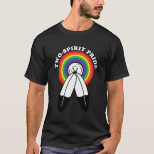 Two Spirit Pride met Rainbow Circle Two-Spirit PR T-shirt