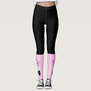 Two-Spirit Roze Driehoek Vlag Leggings