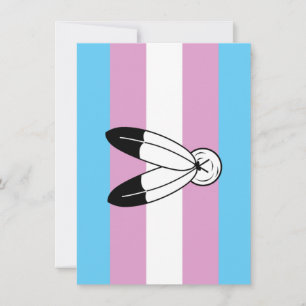Two-Spirit Trans Pride-vlag Feestdagenkaart