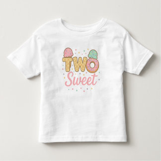 TWO SWEET - 2e verjaardag T-shirt voor peuters