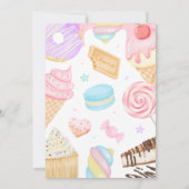 Two Sweet 2nd Donut Theme Birthday Invitation (Dos)