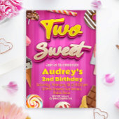 Two Sweet - Meisje 2e verjaardag Kaart