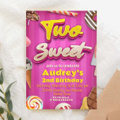 Two Sweet - Meisje 2e verjaardag Kaart