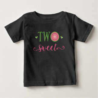 Two Sweet Watermelon 2nd Birthday Outfit T-Shirt