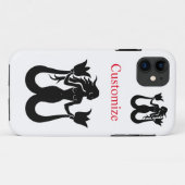 Two-Tail Mermaid Silhouette Thunder_Cove Case-Mate iPhone Case (Achterkant (horizontaal))