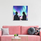 Two Teachers, One Silence Canvas Afdruk (Insitu (Woonkamer))