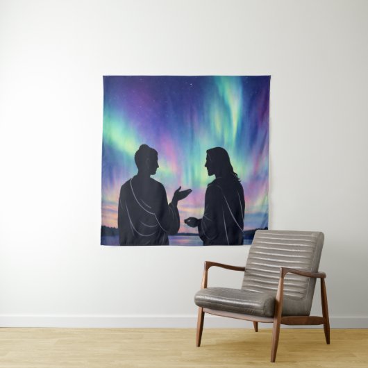 Two Teachers, One Silence Wandkleed (In situ)