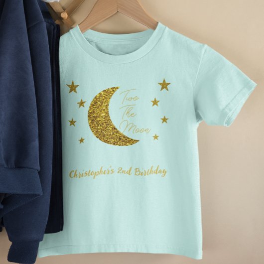 Two The Moon 2nd Birthday Peuter T-shirt