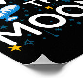 Two The Moon 2nd Planets Lover Birthday Space Rock Poster (Hoek)