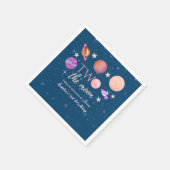 Two The Moon  Outer Space Ship Planets 2nd Bday Servet (Hoek)