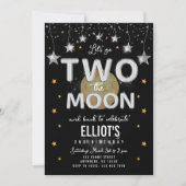 Two the Moon Second Birthday Invitation (Devant)