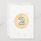 Two the Moon Second Birthday Invitation (Dos)