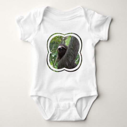 Two Toed Sloth Baby T-Shirt (Voorkant)