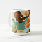 Two-Tone Artistic Touch Coffee Mug Koffiemok (Voorkant links)