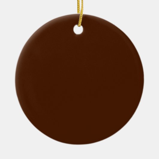 Two-Tone Brown & Cream Background on an Ornament (Voorkant)
