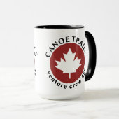 Two-tone Coffee mok met Maple Leaf logo (Voorkant rechts)