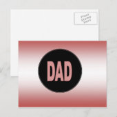 Two Tone Dad Briefkaart (Voorkant / Achterkant)