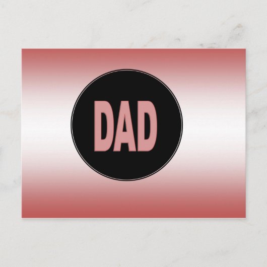Two Tone Dad Briefkaart (Voorkant)