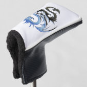 Two Tone Dragon Golf Head Cover (3/4 voorkant)
