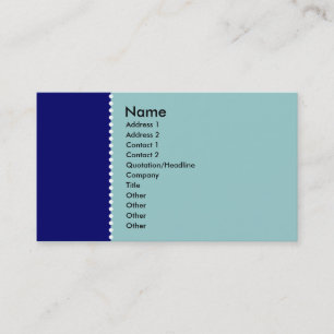 Two Tone - Gestippelde lijn Visitekaartje