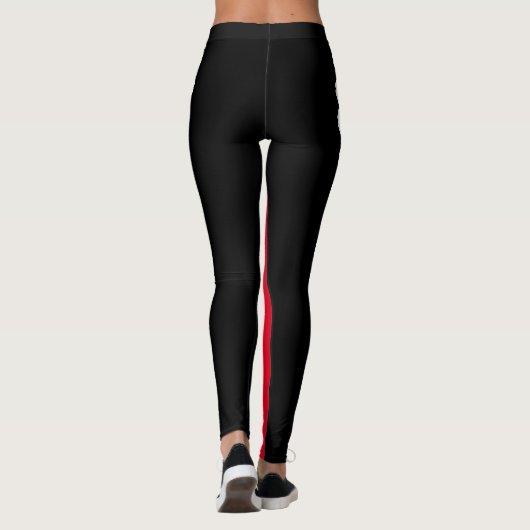 Two Tone Japans kettingpatroon Leggings (Achterkant)