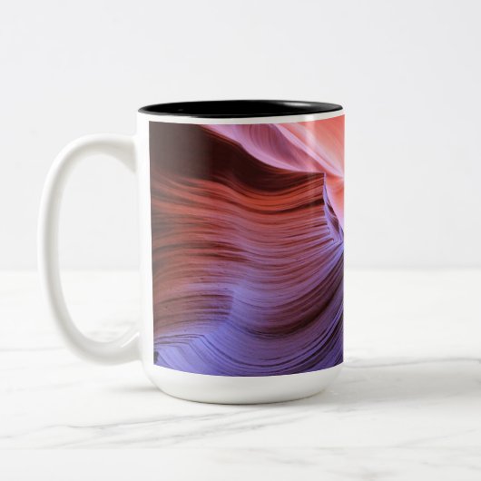 Two-Tone Mok, 15 oz Tweekleurige Koffiemok (Links)