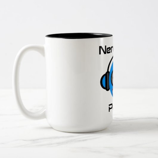 Two-Tone Mok, 15 oz Tweekleurige Koffiemok (Links)