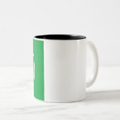 Two-Tone Mok - Voeg uw Afbeelding 11 oz Wit Rood (Voorkant rechts)