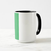 Two-Tone Mok - Voeg uw Afbeelding 15 oz Wit zwart (Voorkant rechts)