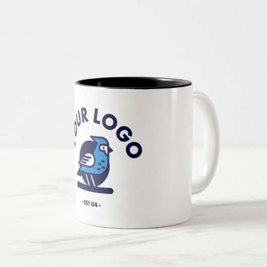 Two-Tone Mok - zwart (Voorkant rechts)