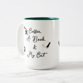 Two-tone Mug 15 oz (dark green) (Devant gauche)