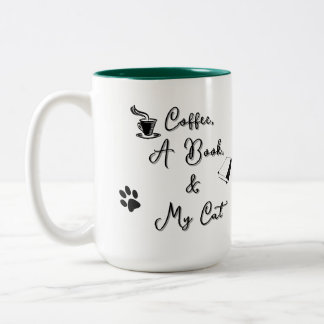 Two-tone Mug 15 oz (dark green) Tweekleurige Koffiemok