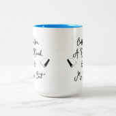 Two-tone Mug 15 oz (sky blue) (Centre)