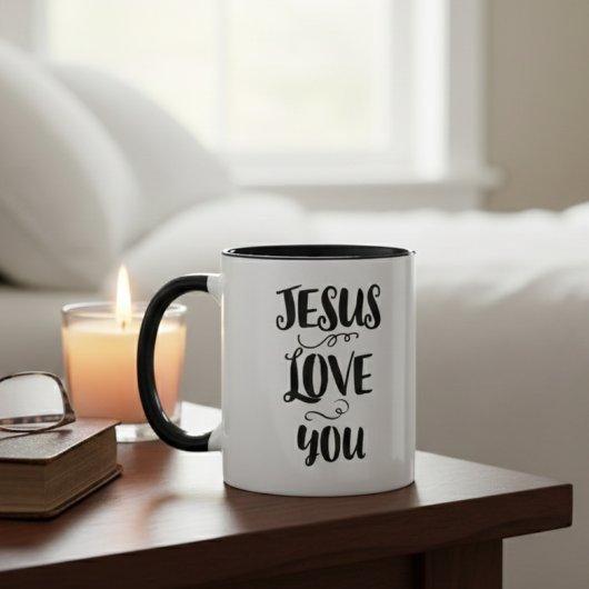 Two-Tone Mug - Jesus Love You