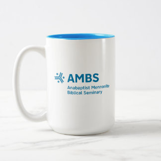 Two-tone mug with AMBS logo
