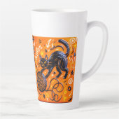 Two-Tone Neon Kitty Latte Mok (Rechts)