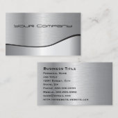 Two-tone Silver Collectief Visitekaartje (Voorkant / Achterkant)