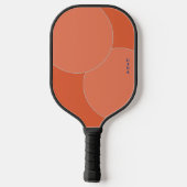 Two Tone Sinaasappel Pickleball Paddle met Naam (Achterkant)