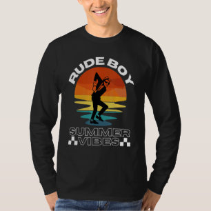 Two Tone Ska Kleding Mannen Rude Boy Zomer Vibes T-shirt