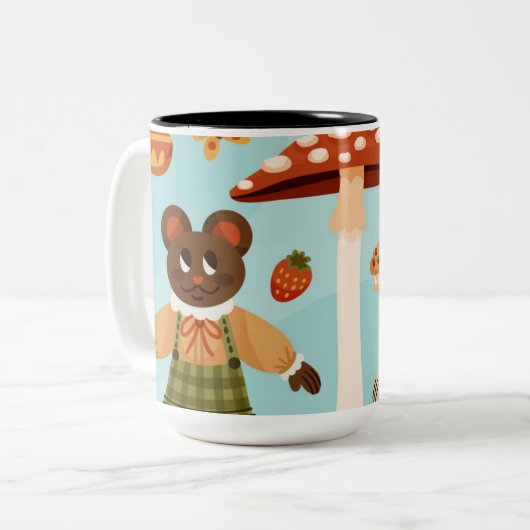 Two-Tone Smooth Finish Coffee Mug (Devant gauche)