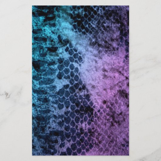 Two Tone Snakeskin Briefpapier (Voorkant)