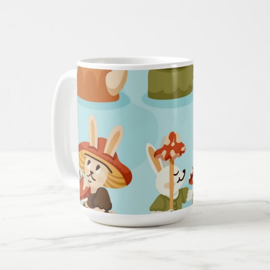 Two-Tone Sticker design coffee mug  (Devant gauche)