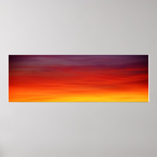 Two Tone Sunset Poster (Voorkant)
